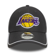 Bone Masculino New Era 9FORTY LA Lakers NBA Cinza-60691227- -2-